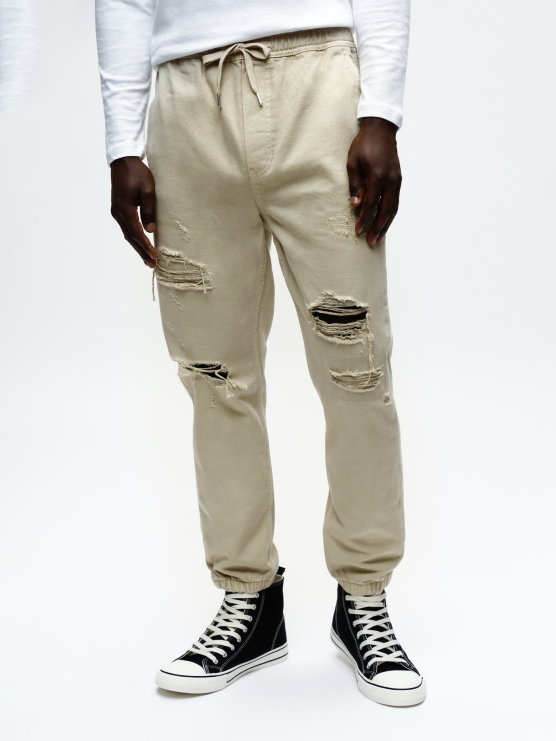 Pantalon jogger vaquero online hombre