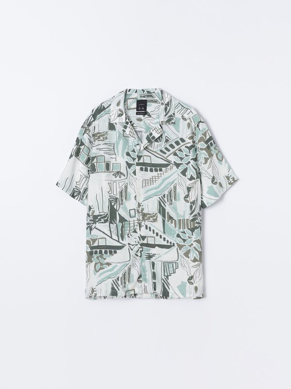 Printed resort shirt