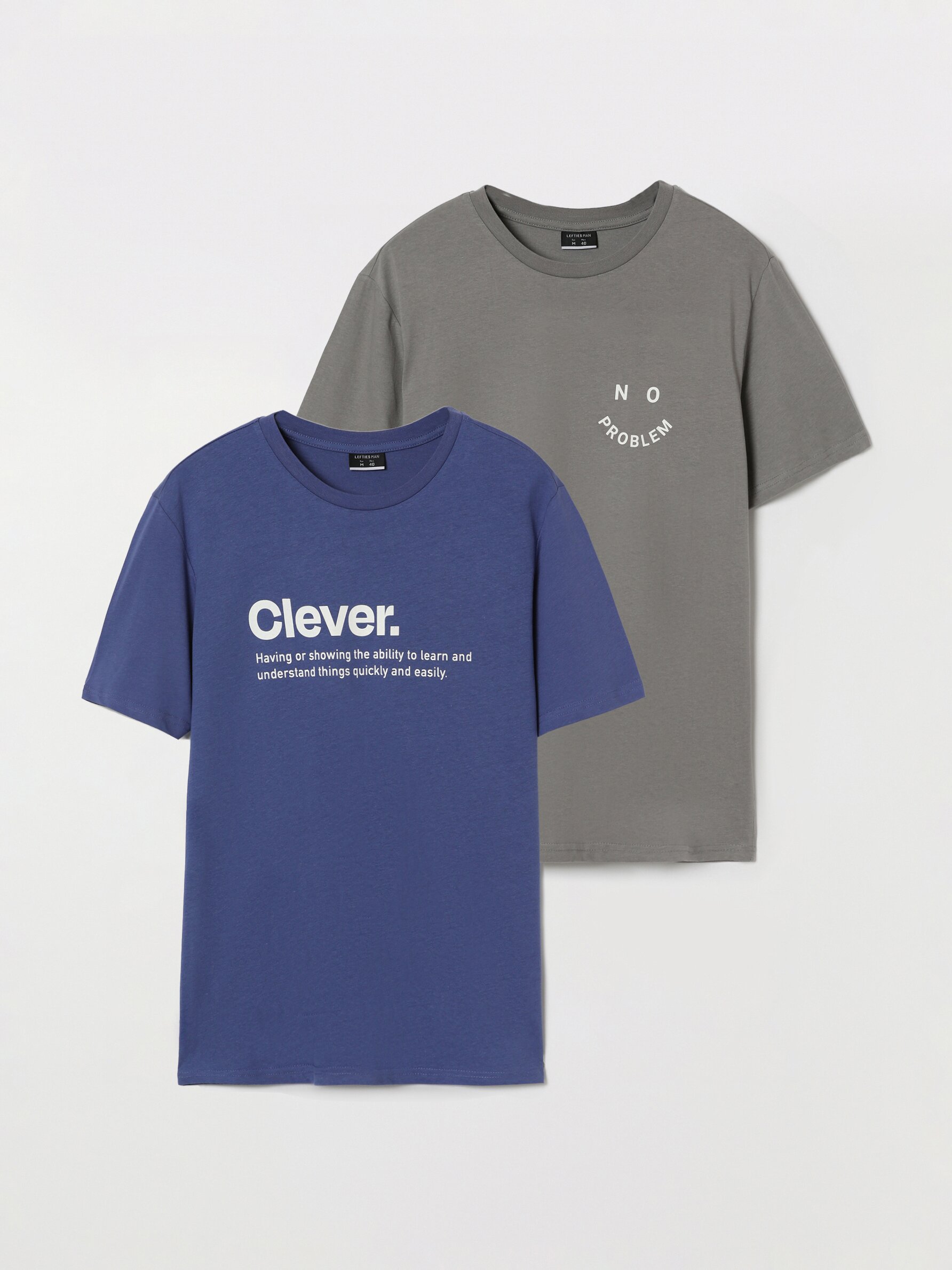Pack of 2 printed T-shirts - T-shirts - CLOTHING - Man 