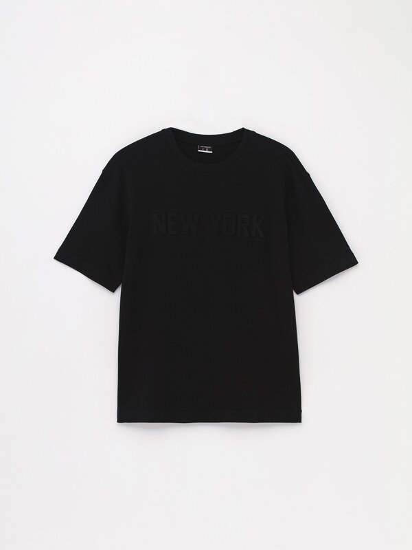 Raised design T-shirt