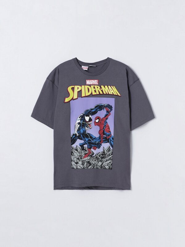 Camiseta marvel hombre pull best sale and bear