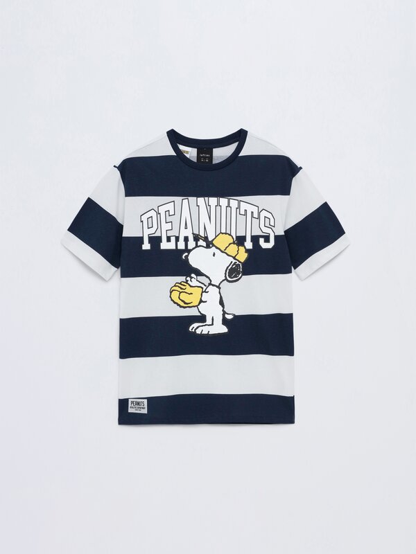 T-shirt às riscas Snoopy Peanuts™