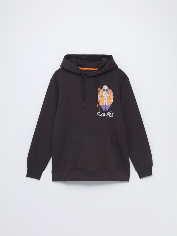 Dragon Ball print hoodie