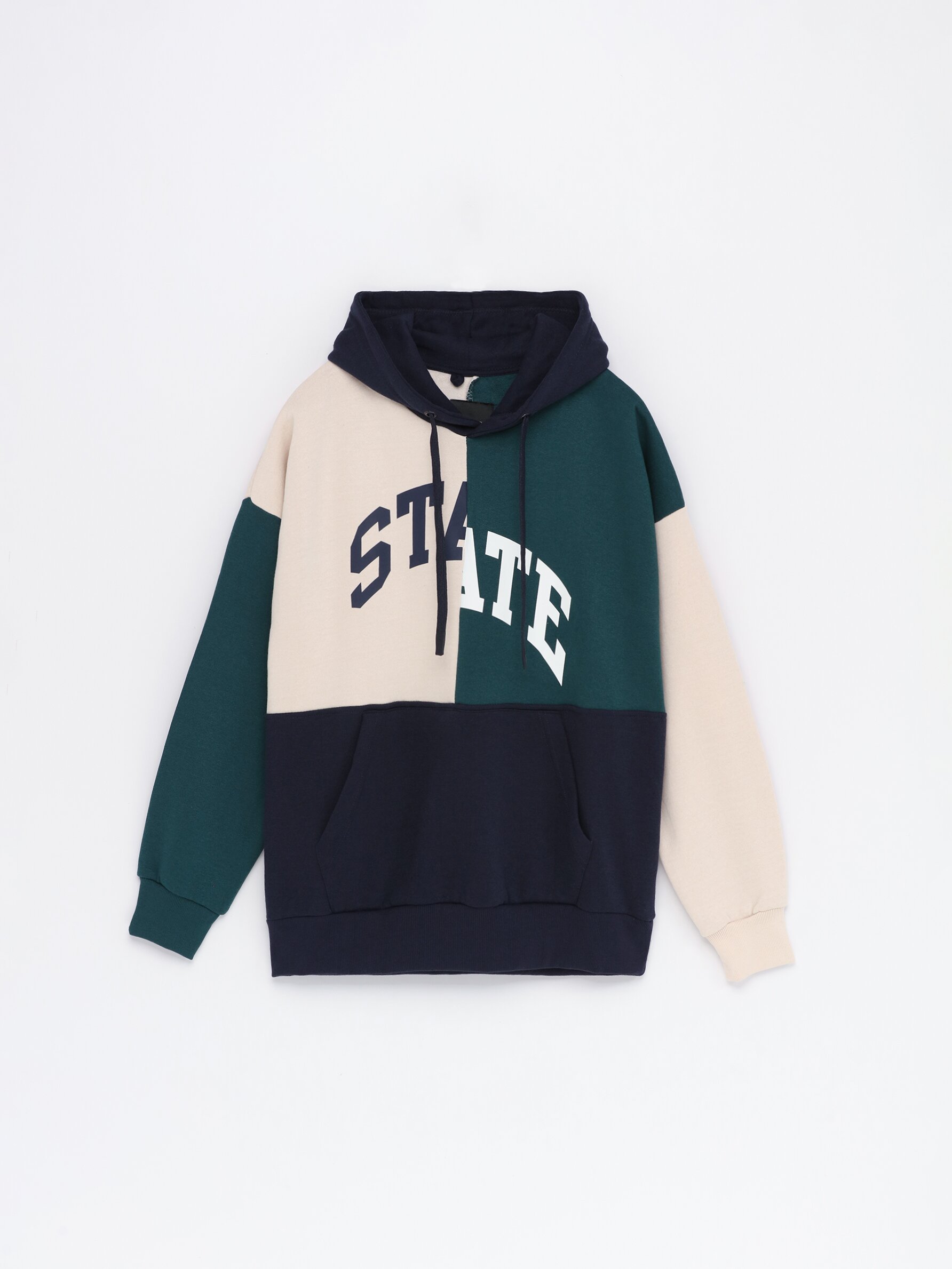 Colour on sale block hoodies