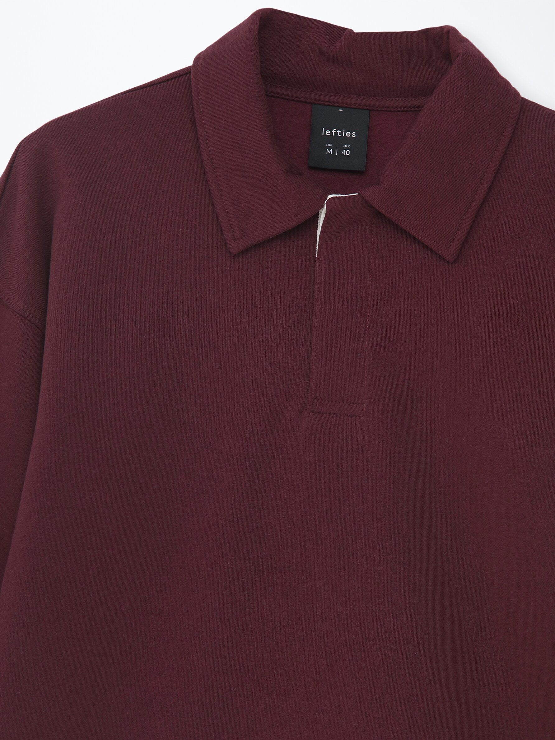 Polo shirt with store sweatshirt