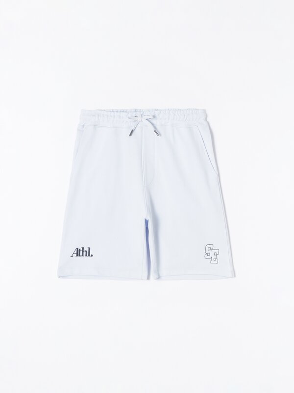 Printed Bermuda shorts