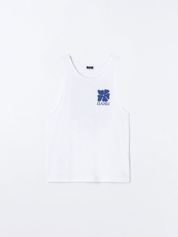 Strappy T-shirt with prints