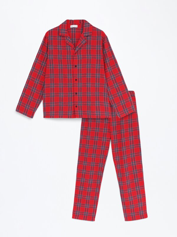 Gizona | Pijama familiar koadrodun pertsonalizagarria