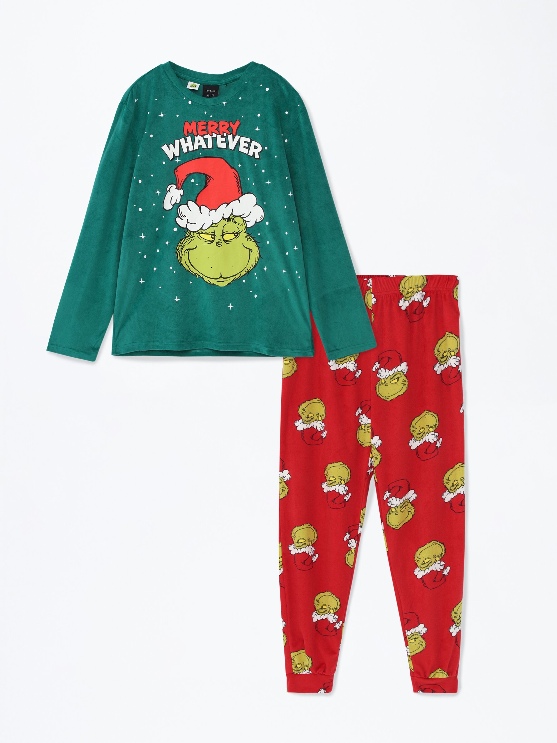 Men's best sale grinch pyjamas