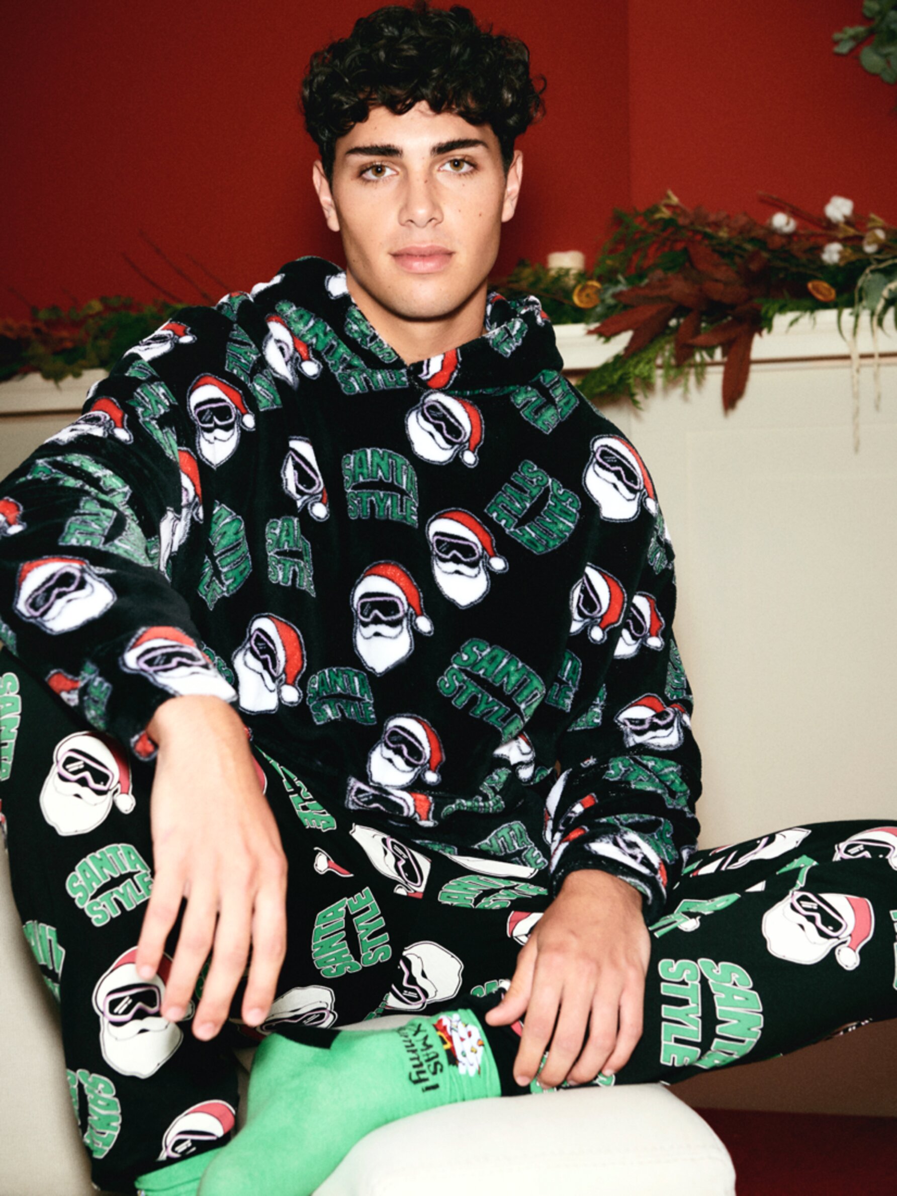 Mens father christmas 2025 pyjamas