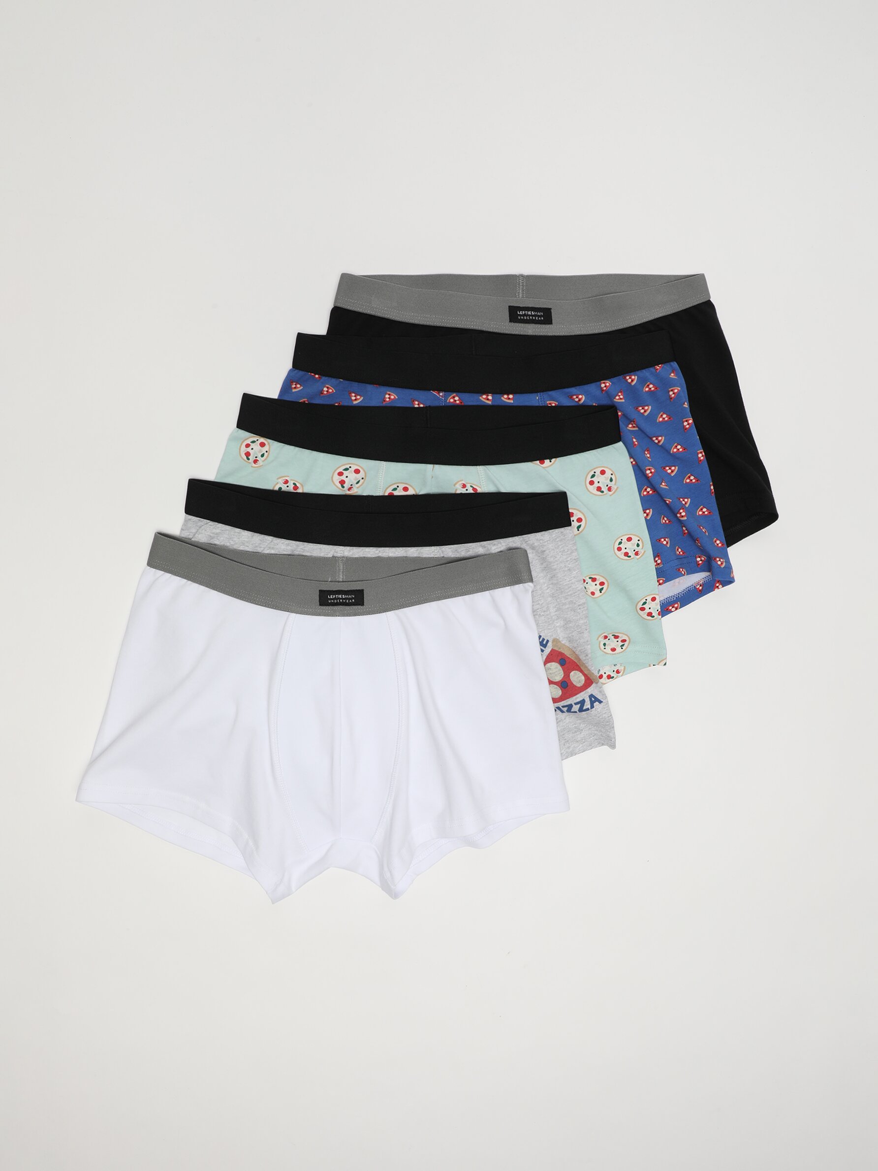 Pack of 5 contrast boxer briefs