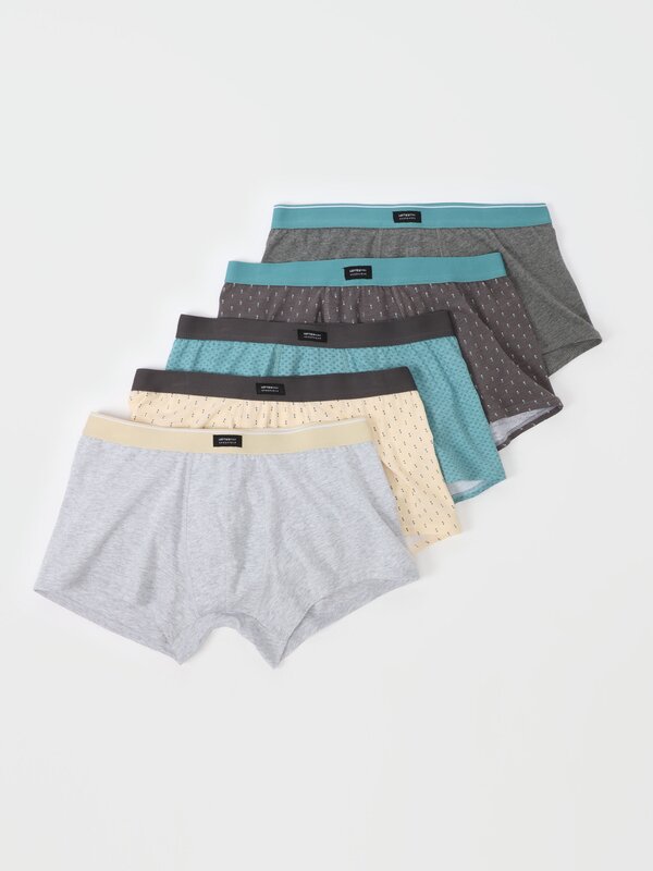 Pack of 5 pairs of basic boxers