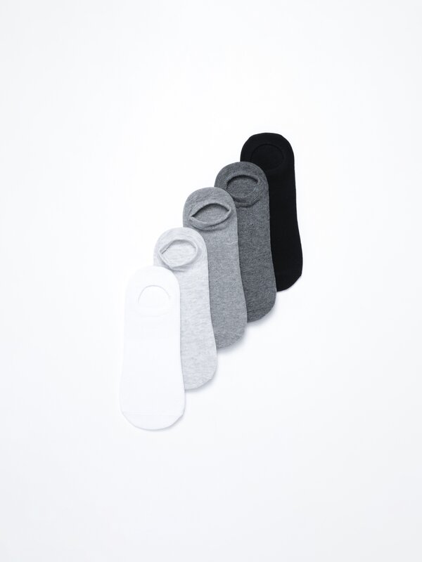 Pack of 5 no-show socks