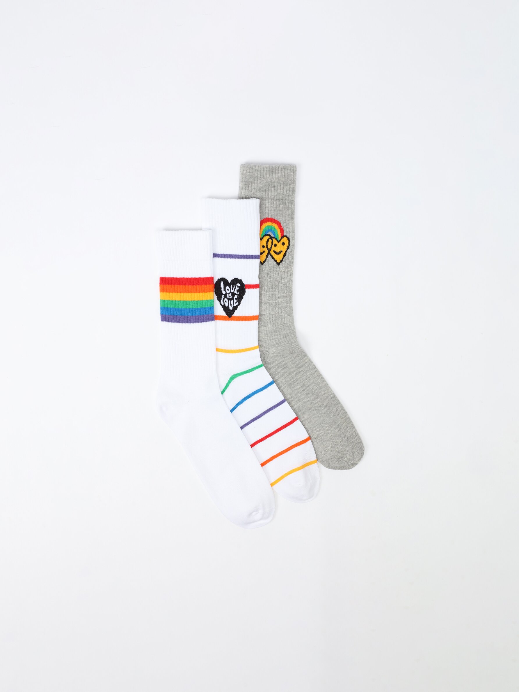 Pack de pares de calcetines largos estampados - Pride Collection🌈 - Mujer - | Lefties