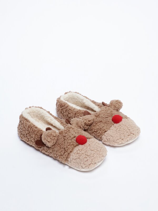 Men | Reindeer house slippers