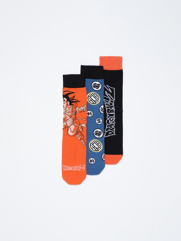 Pack of 3 pairs of Dragon Ball socks