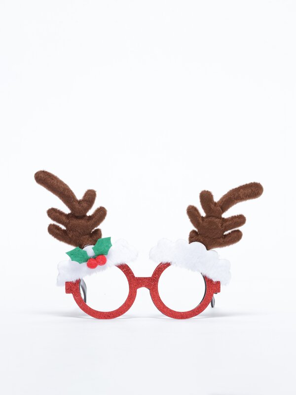 Gafas navideñas reno