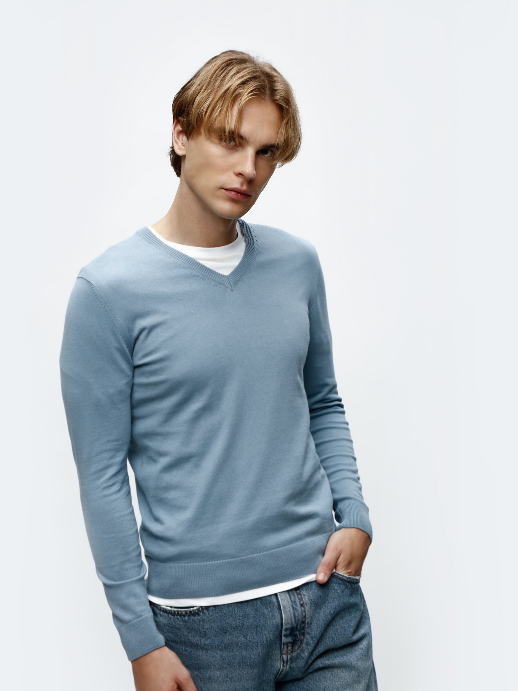 V neck clearance jumper sale