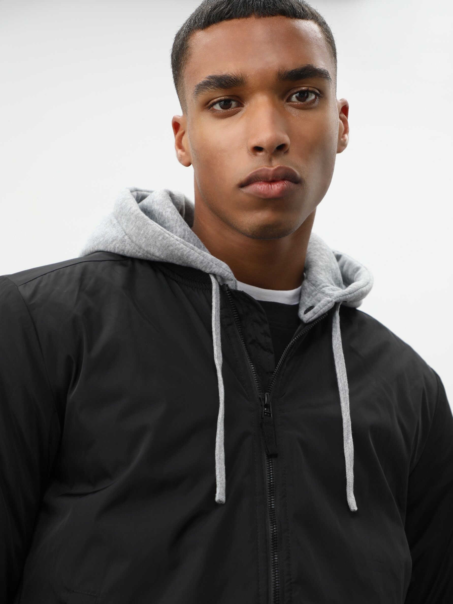 Hollister hooded outlet bomber jacket