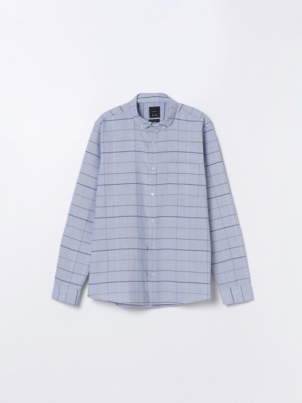 Checked Oxford shirt