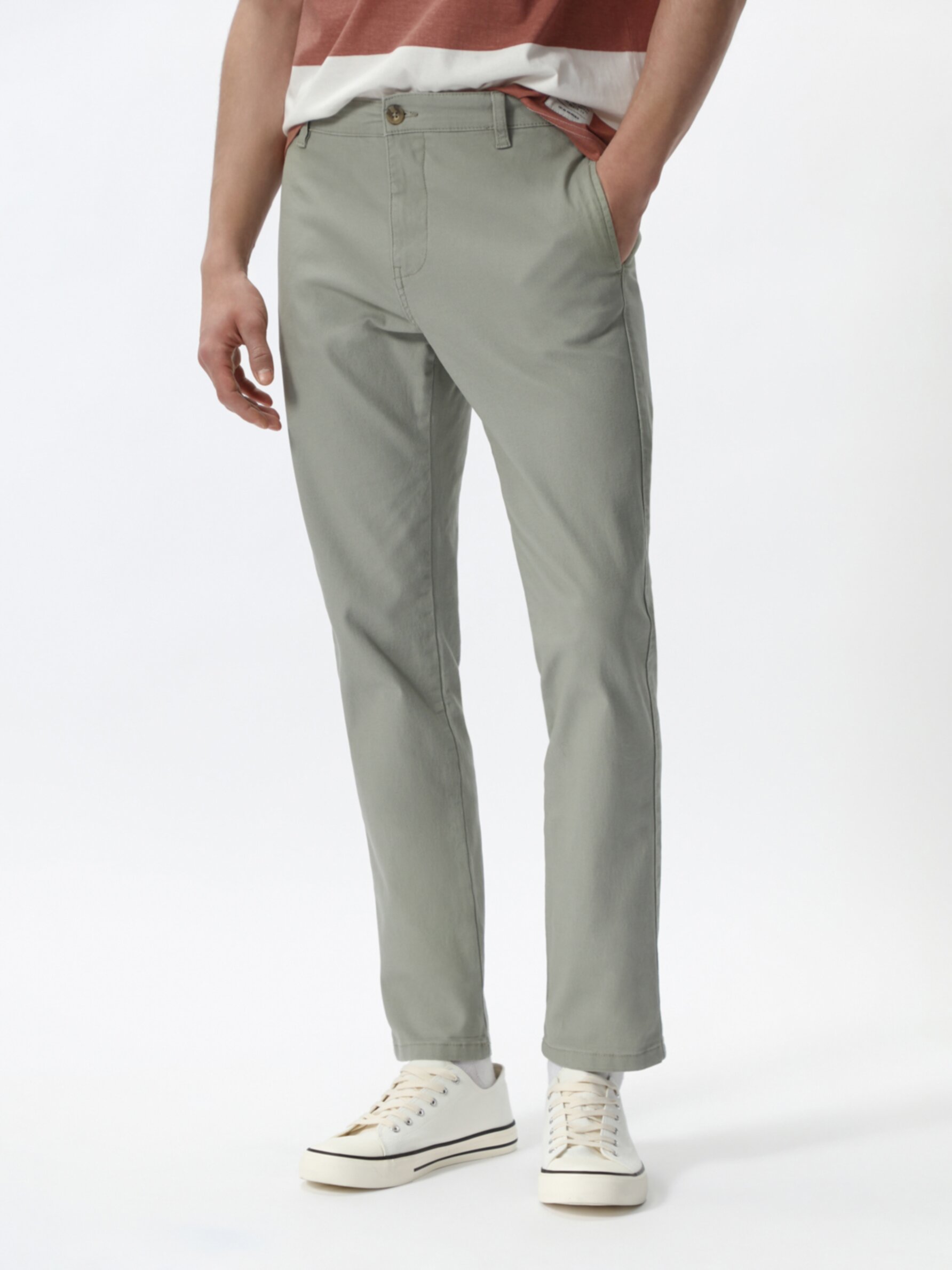 Pantalon chino best sale slim hombre