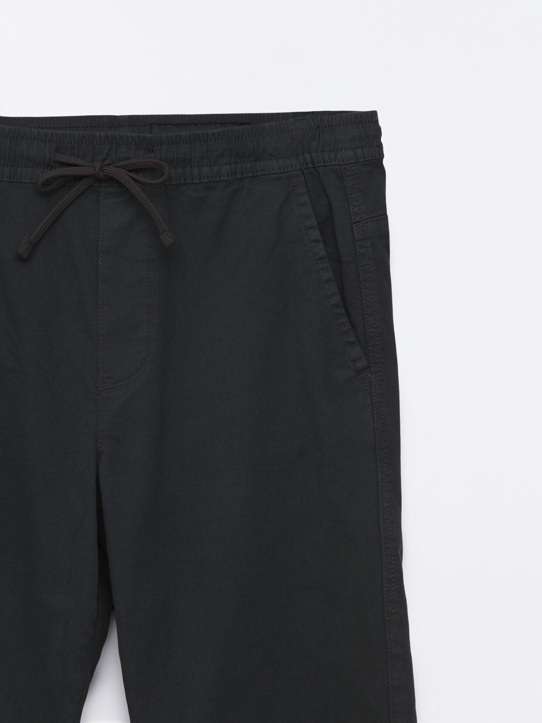 Black joggers online shorts