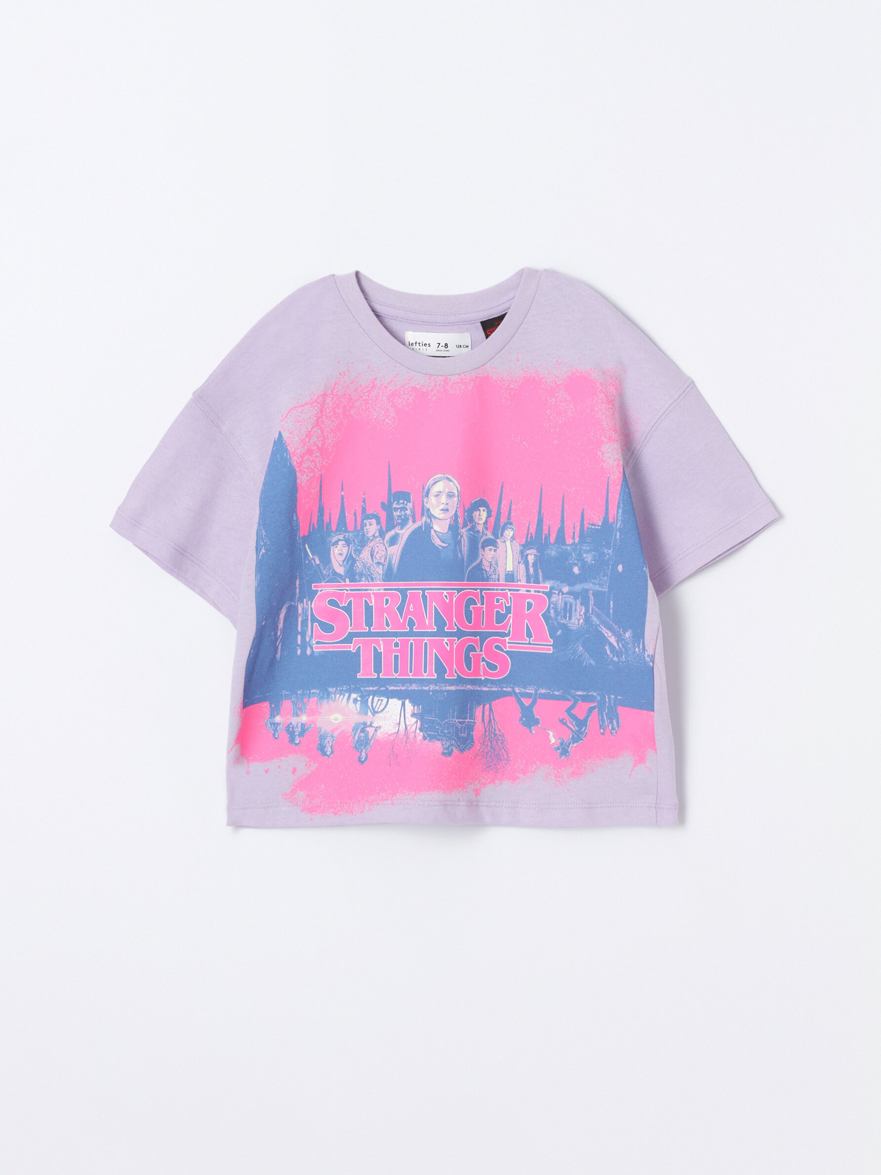 Camiseta estampado Stranger Things Netflix Cartoons