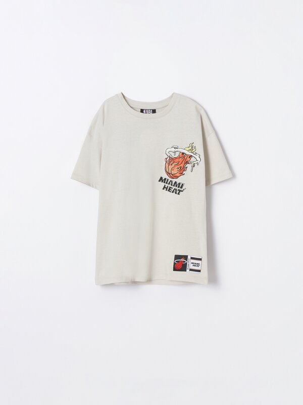 MIAMI HEATS NBA maxi print T-shirt