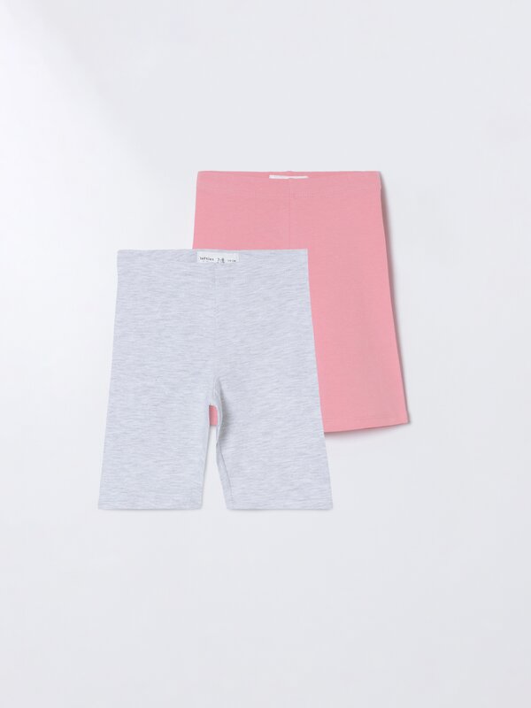 Pack of 2 pairs of cycling leggings