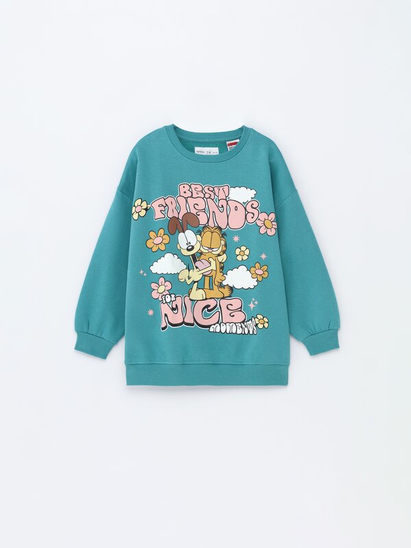 Garfield © Nickelodeon print hoodie