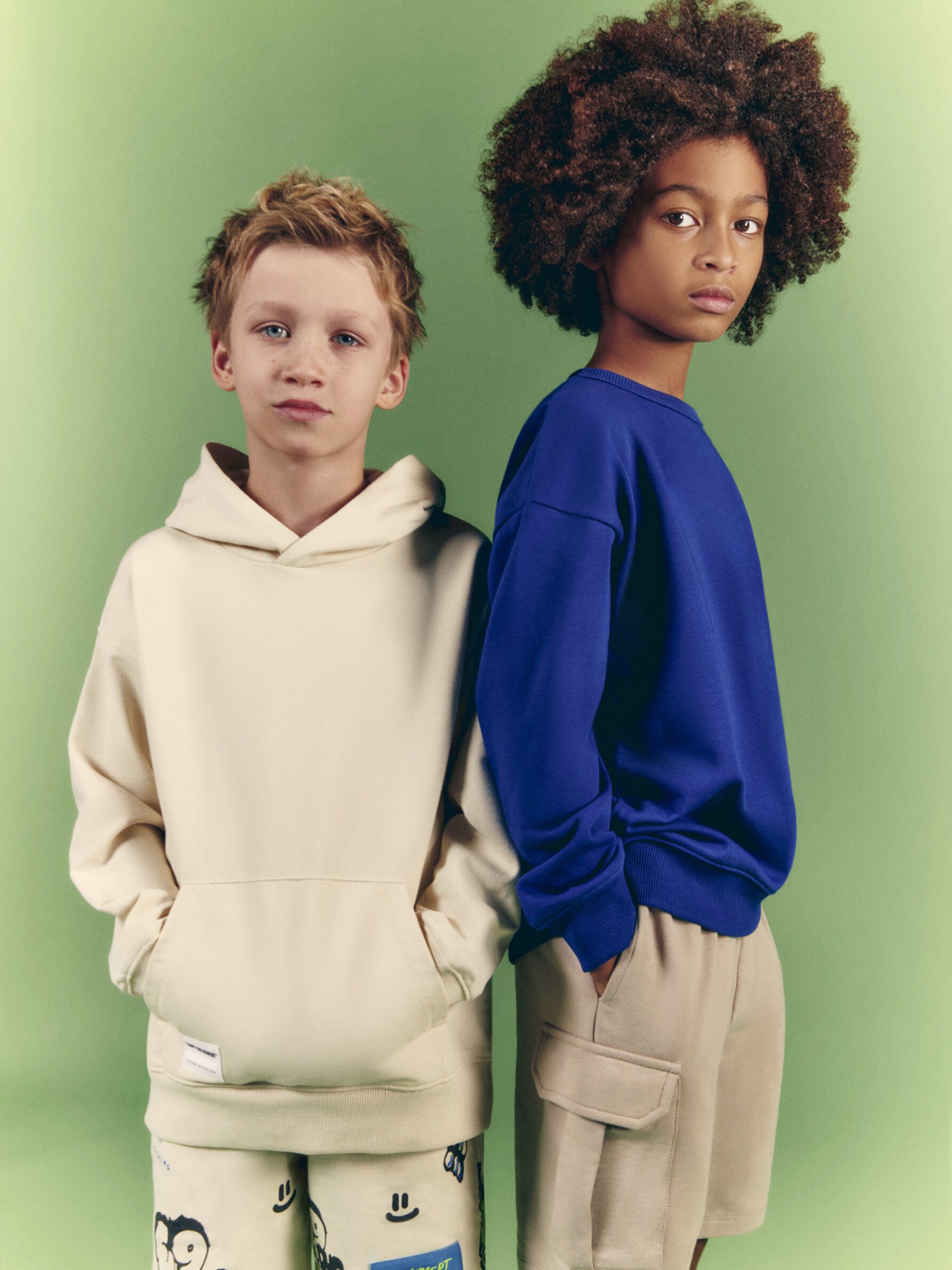 Sudadera basica azul best sale