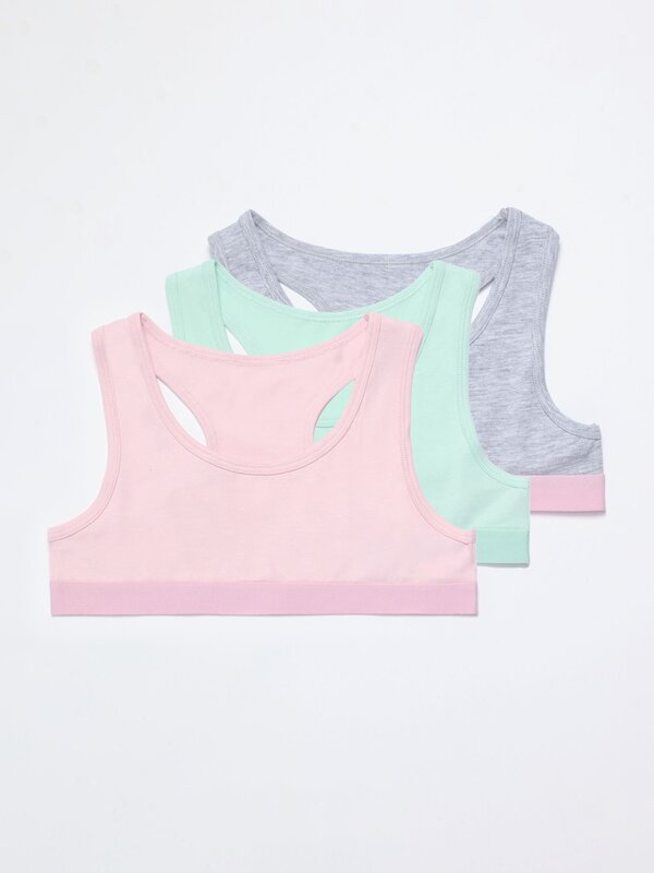 Pack of 3 seamless tops
