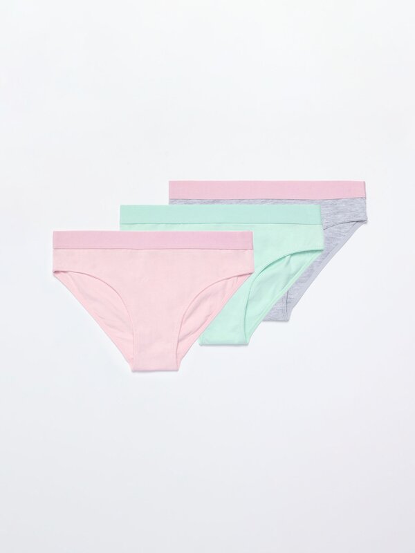 Pack of 3 pairs of basic briefs