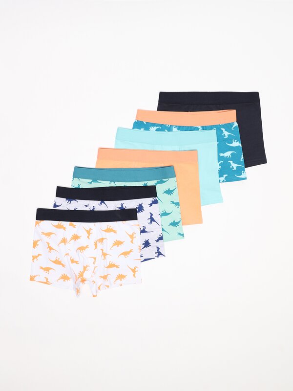 7-Pack of printed boxer shorts