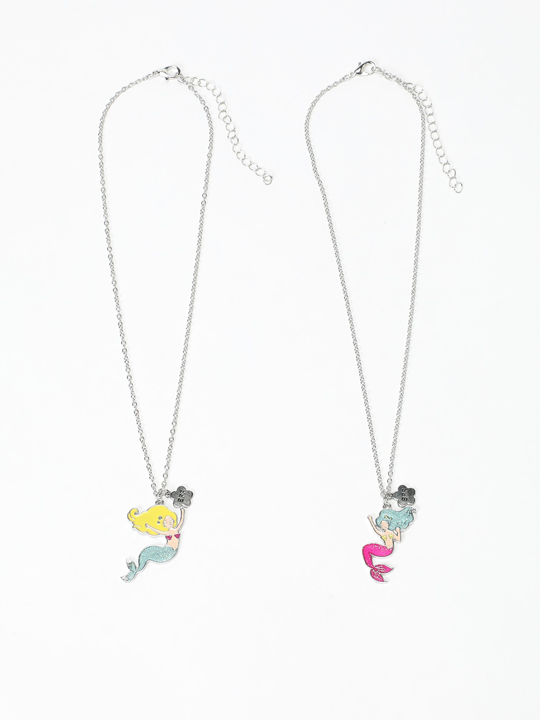 Kids Silver BFF Yin & Yang Mood Necklace Pack - Lovisa