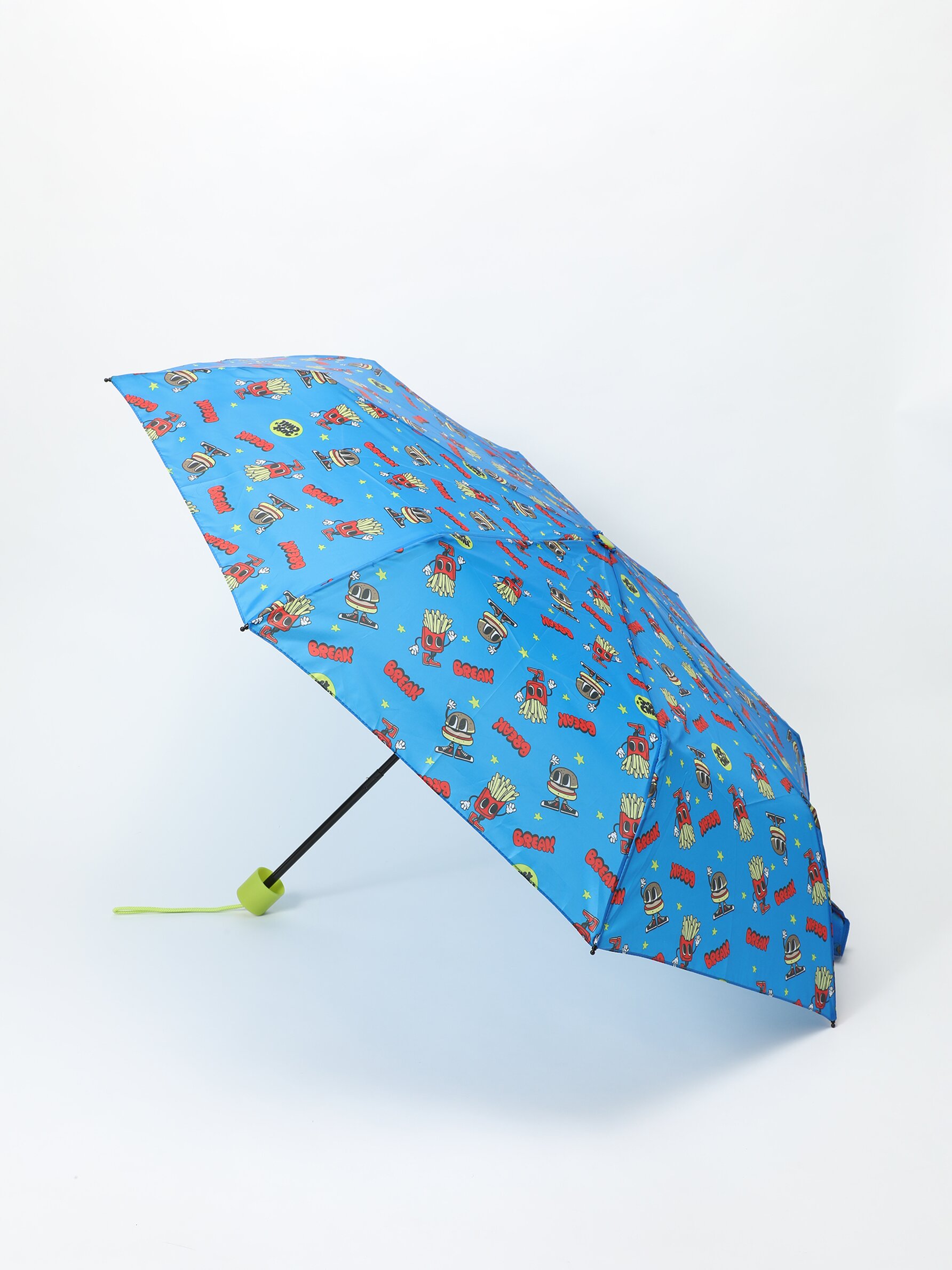 Folding umbrella with fast food print - School Supplies