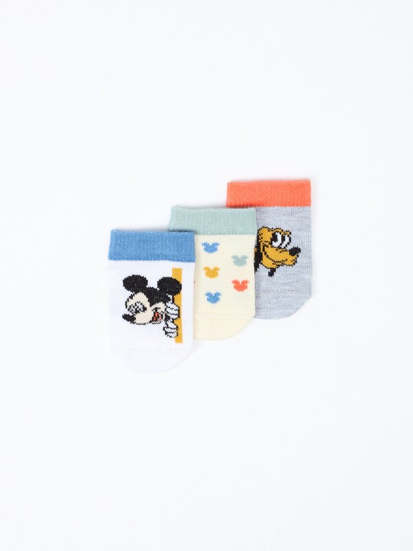 Pack de 3 pares de meias Mickey Mouse ©Disney