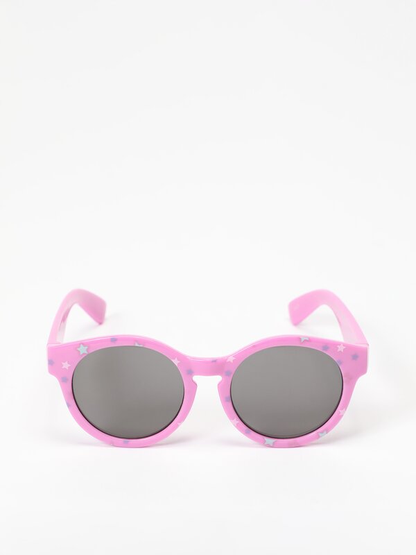 Round sunglasses with stars