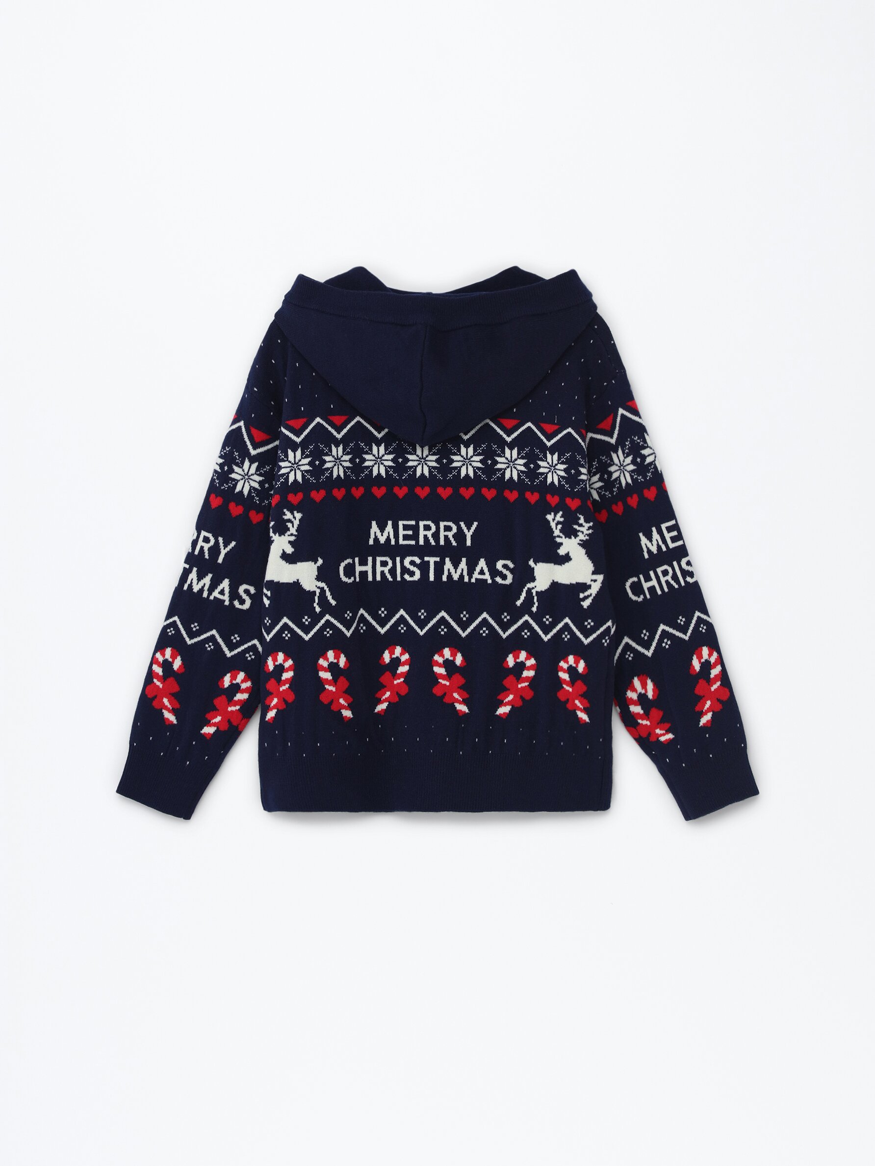 Hood clearance christmas sweater