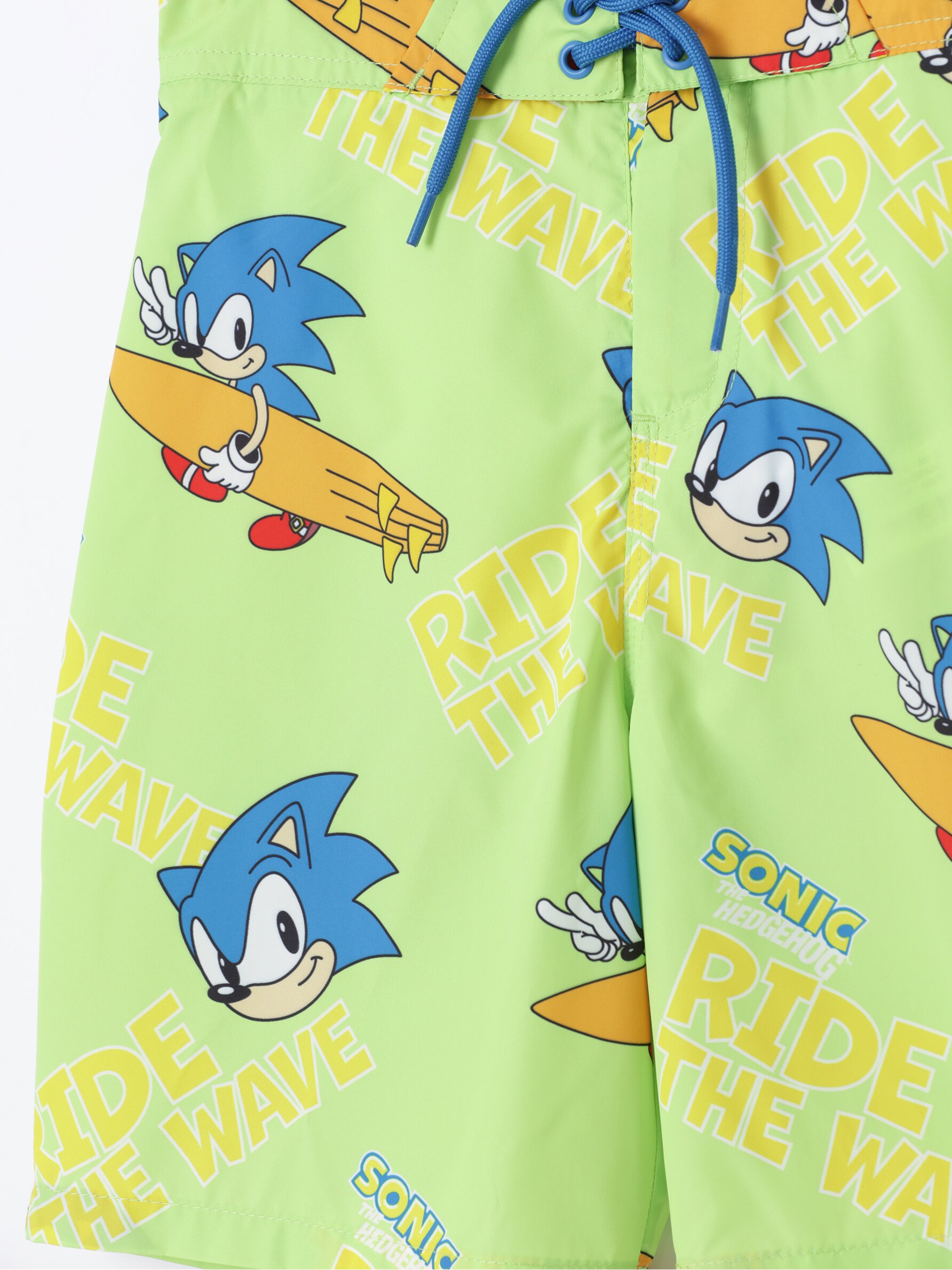 Sonic SEGA surfer swimming trunks