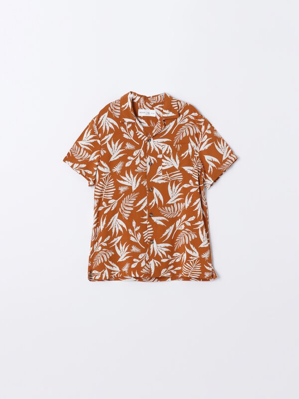 Printed resort shirt - T-shirts | Shirts - SALE - Boy - Kids ...