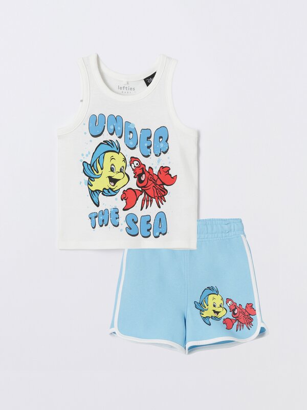 The Little Mermaid © Disney T-shirt and Bermuda shorts set