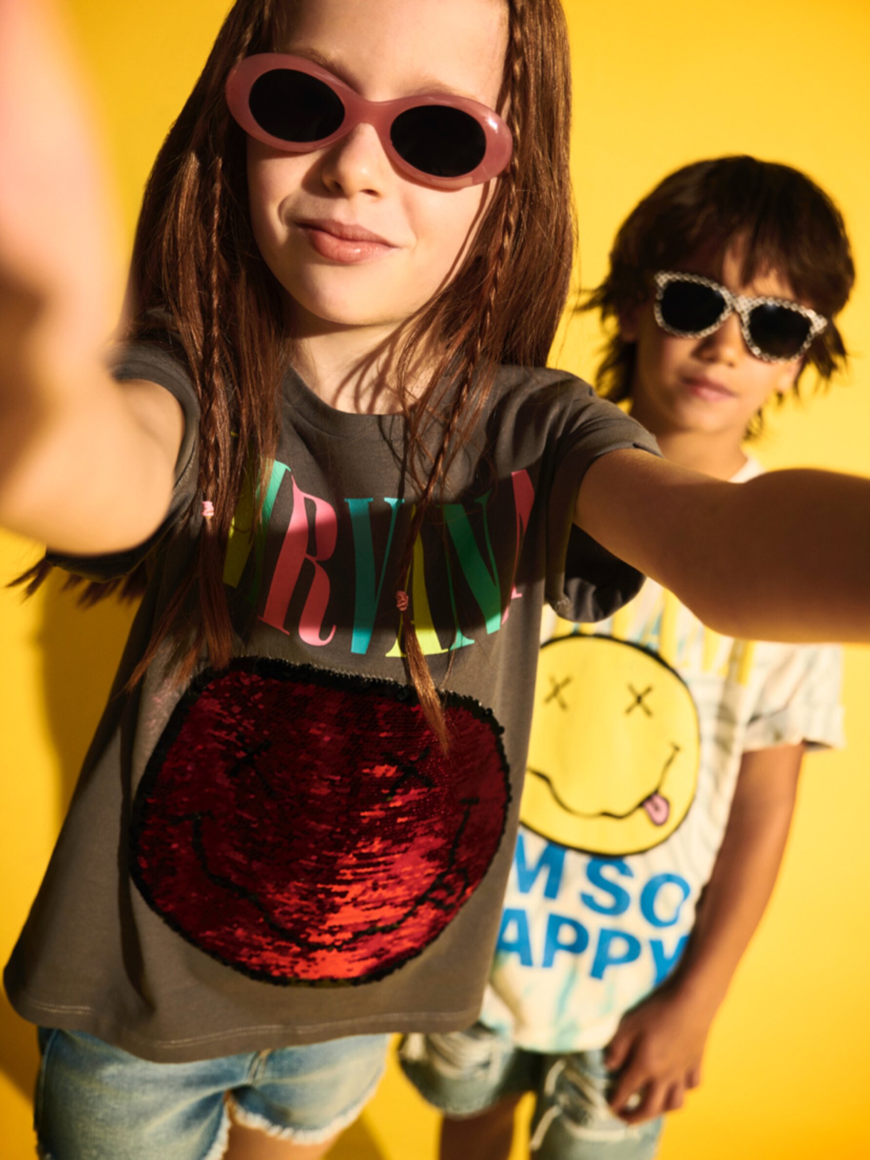 Camiseta lentejuelas magicas niño store