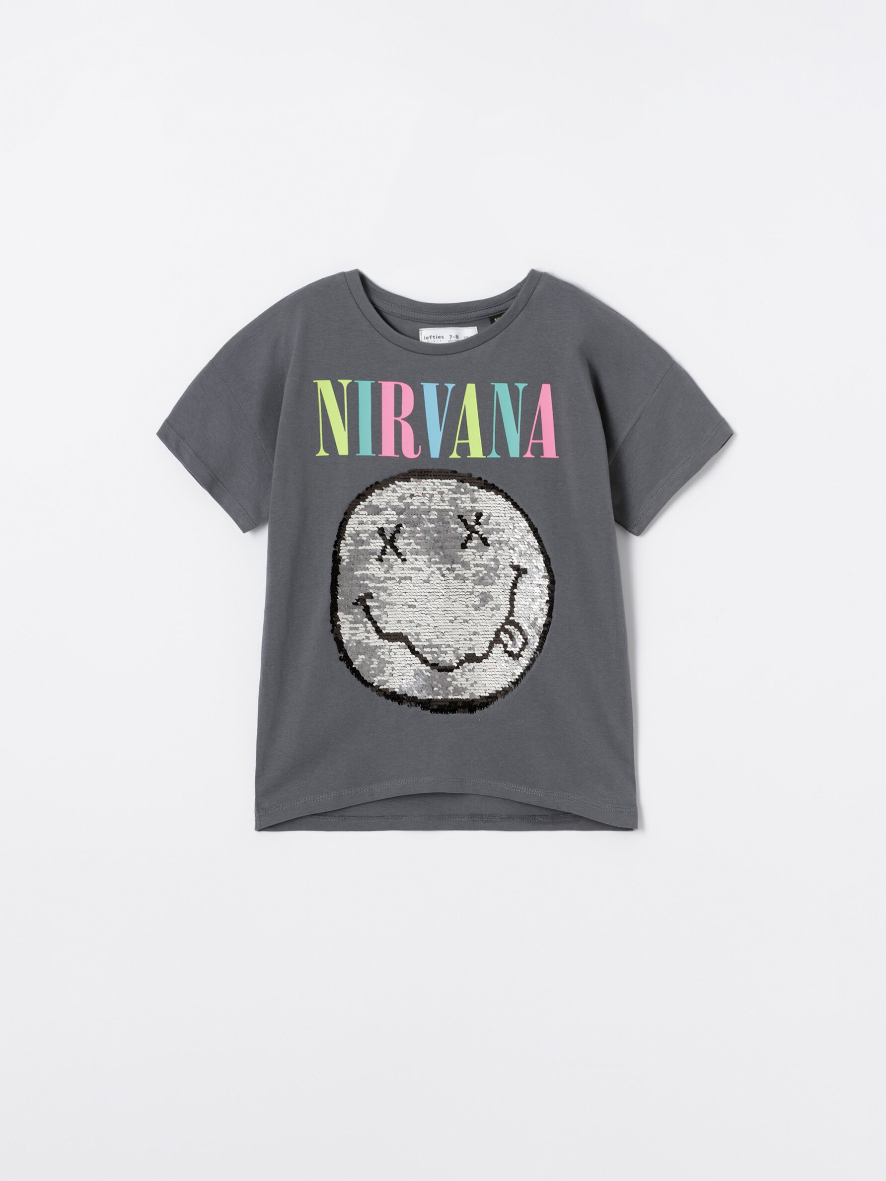 Grey nirvana t on sale shirt