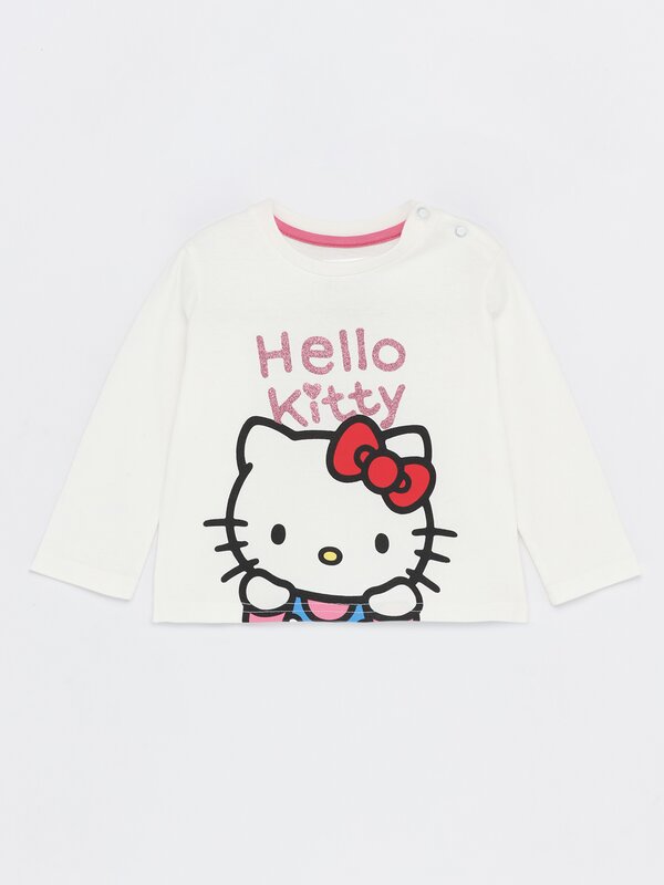Hello Kitty © Sanrio baskılı t-shirt