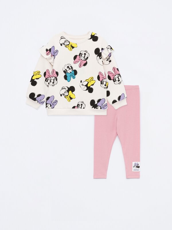 Conxunto de suadoiro e leggings Minnie Mouse ©Disney