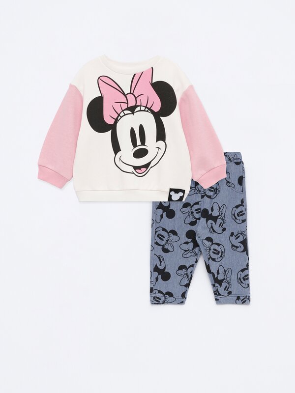Minnie Mouse ©Disney sweatshirt and jeans set