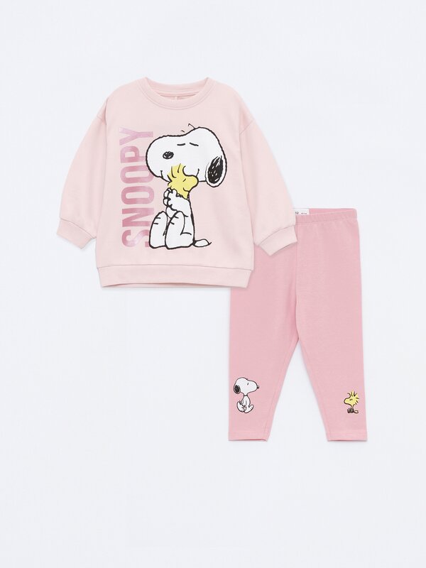 Snoopy Peanuts™ sweatshirt and leggings set