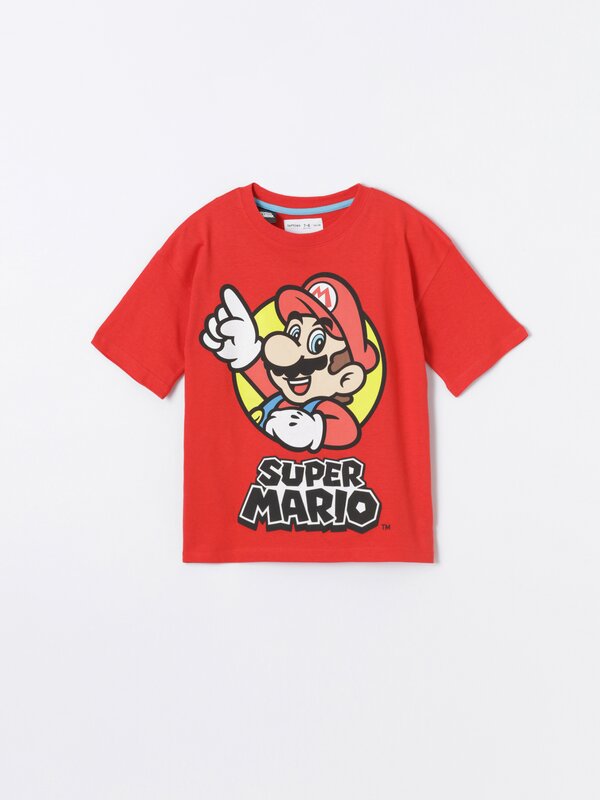 Super Mario ™ Nintendo estanpatudun kamiseta