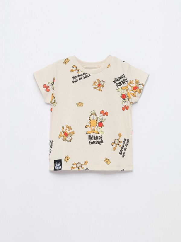 Garfield ©Nickelodeon print T-shirt
